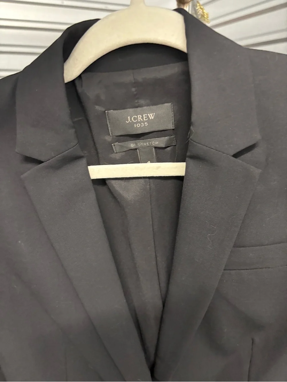J. Crew Black Single-Button Women's Tailored Blazer